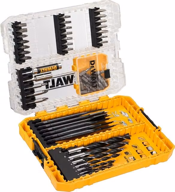DeWalt Extreme Drill Bit Set, 57 Piece, Yellow