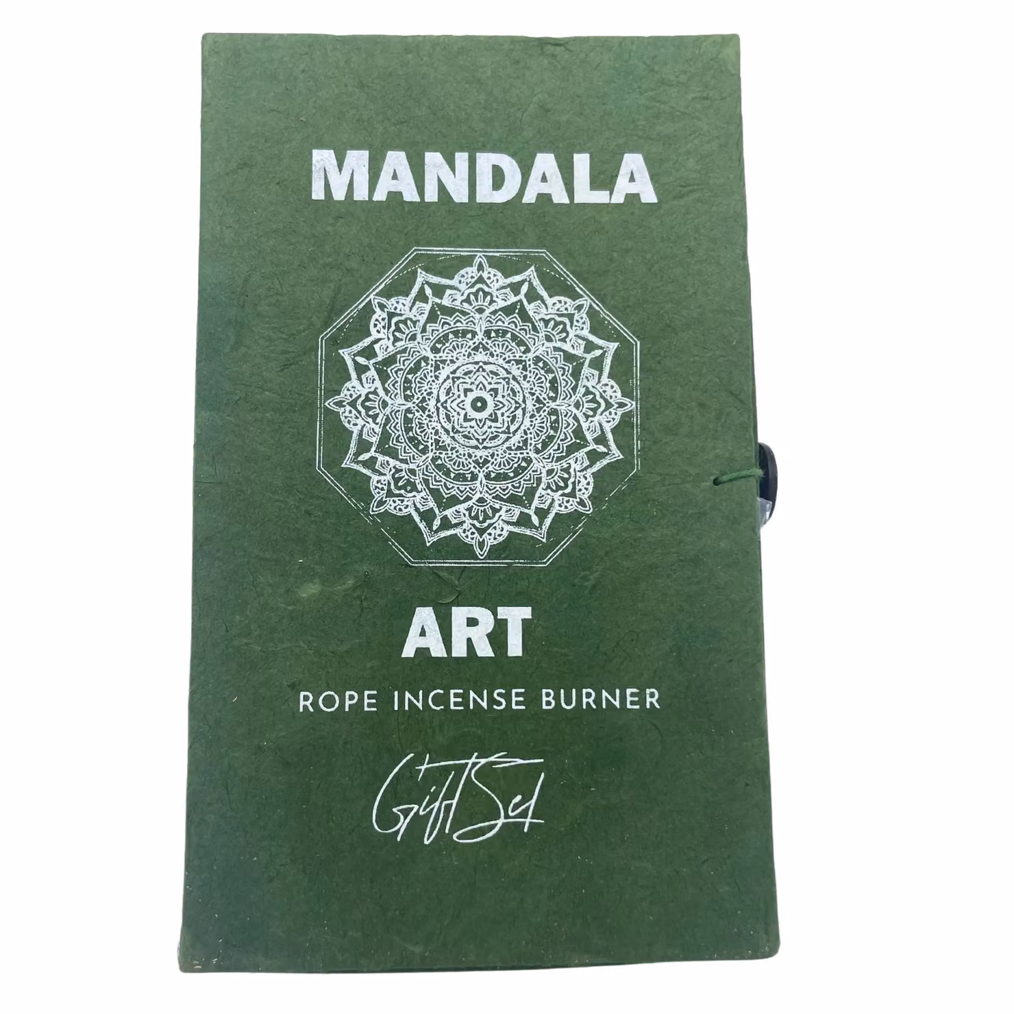 KDMD Silver Plated Mandala Flower Rope Incense Stick Holder Set – 4