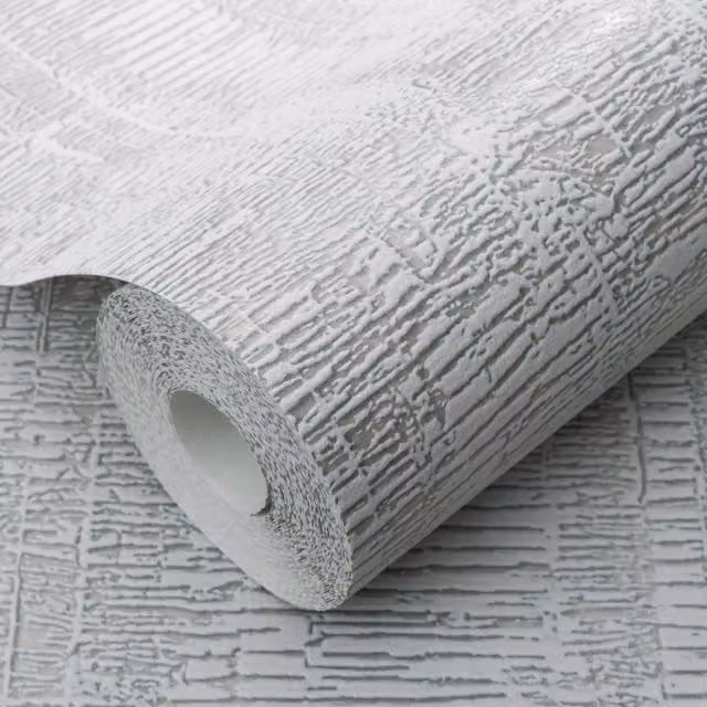 Erismann Grey Abstract Raffia Weave Rustic Wallpaper Roll