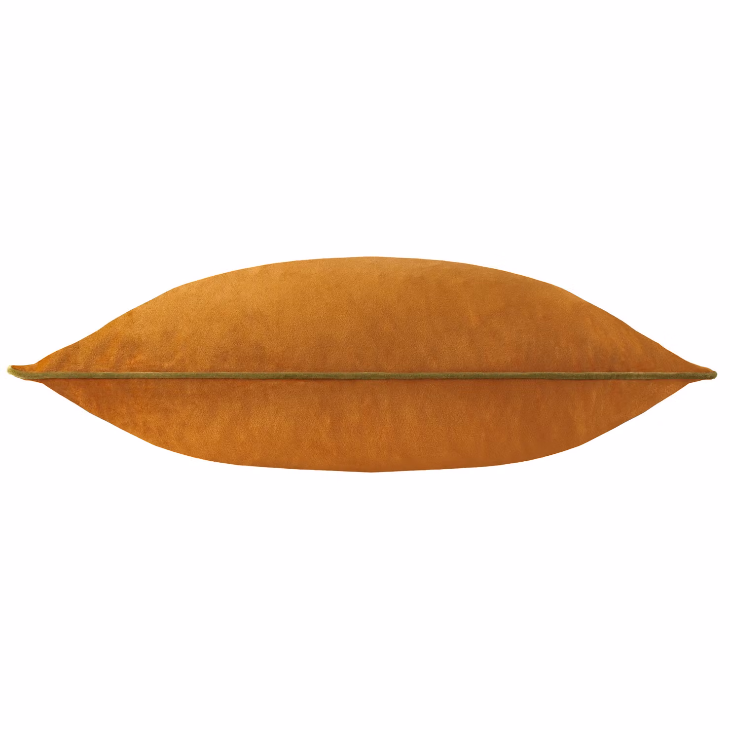 Furn Meridian Velvet Square Cushion in Orange and Green, W/D/H: 45 x 45 x 45 cm – 3