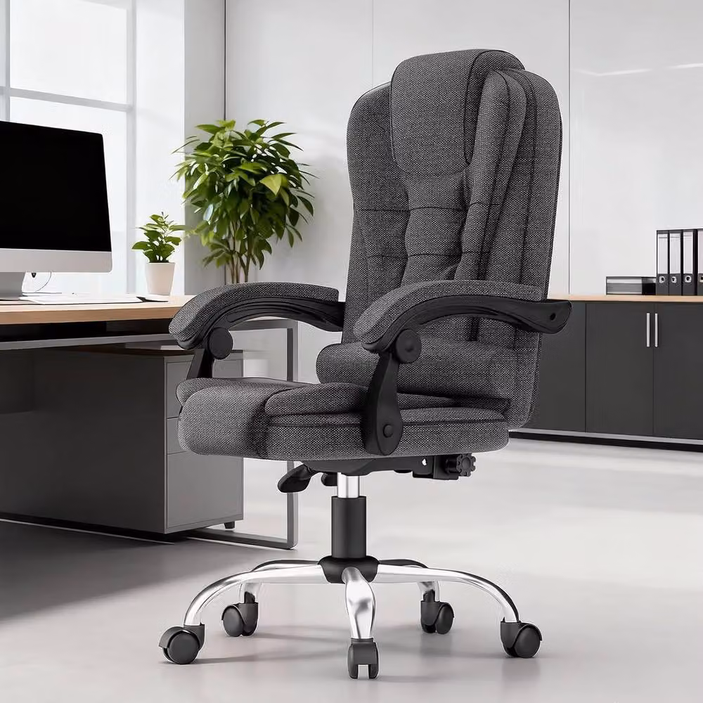 Gartistgo Ergonomic Fabric Executive Office Chair in Grey – 2