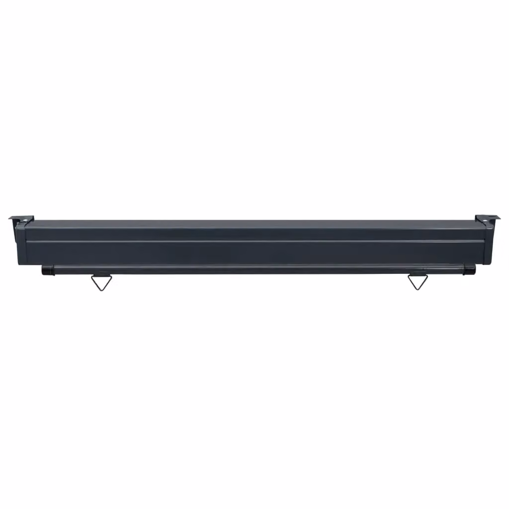 Berkfield Home Brown Balcony Side Awning with Manual Pull, W: 160 cm, H: 250 cm – 3