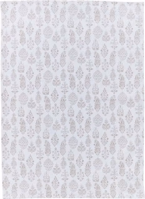Murmur Aria and Clodagh Floral Cotton Tea Towels, Beige and Multicolour, Pack of 2