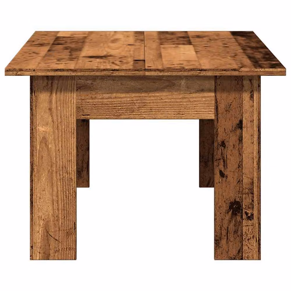 Berkfield Home Rustic Old Wood Coffee Table in Brown, W/D/H: 100 x 60 x 42 cm – 4