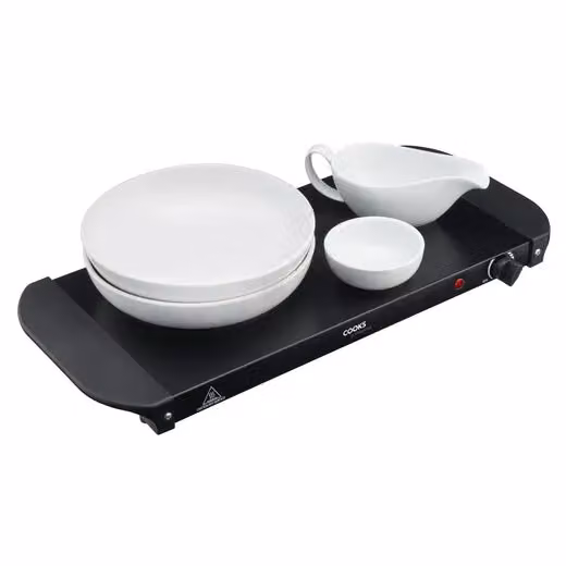 Cooks Professional 3-Section Electric Buffet Warmer with Hotplate Function and Adjustable Temperature, 4.5L, Black – 4