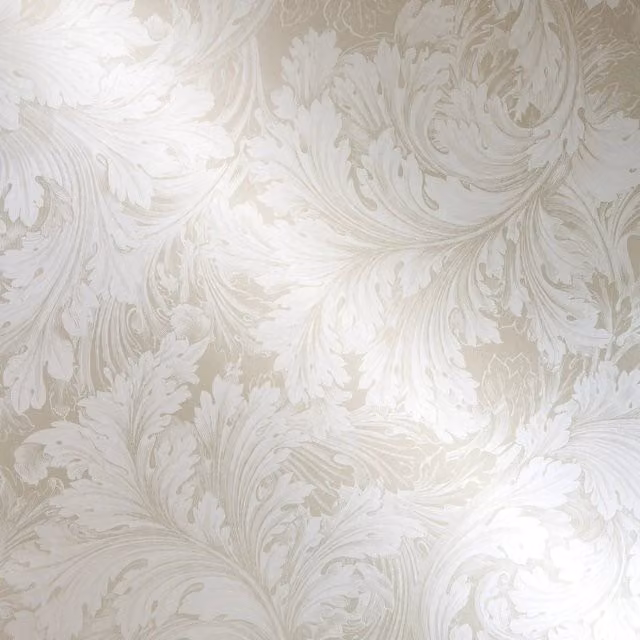 I Love Wallpaper Botanical Eternal Leaf Wallpaper in Beige and Yellow