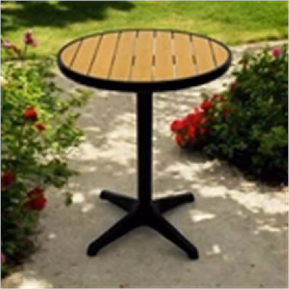 Nordara Commercial Grade Bistro Garden Table in Brown – 3