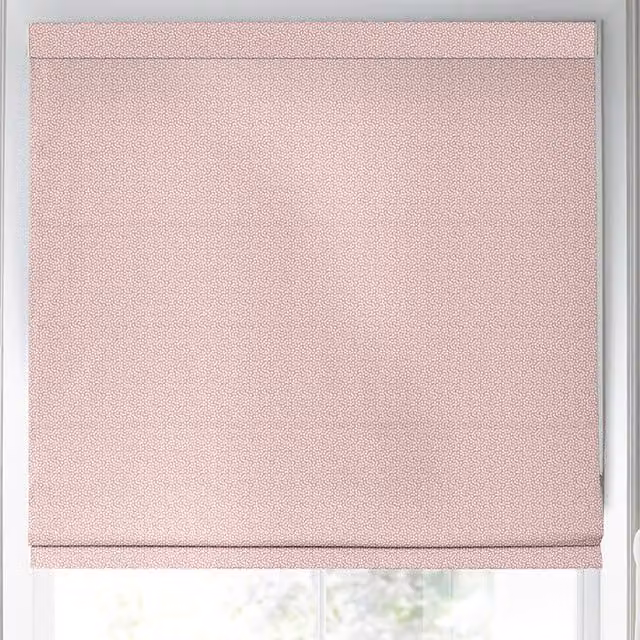 Laura Ashley Sycamore Made to Measure Blackout Roman Blind in Blush Pink