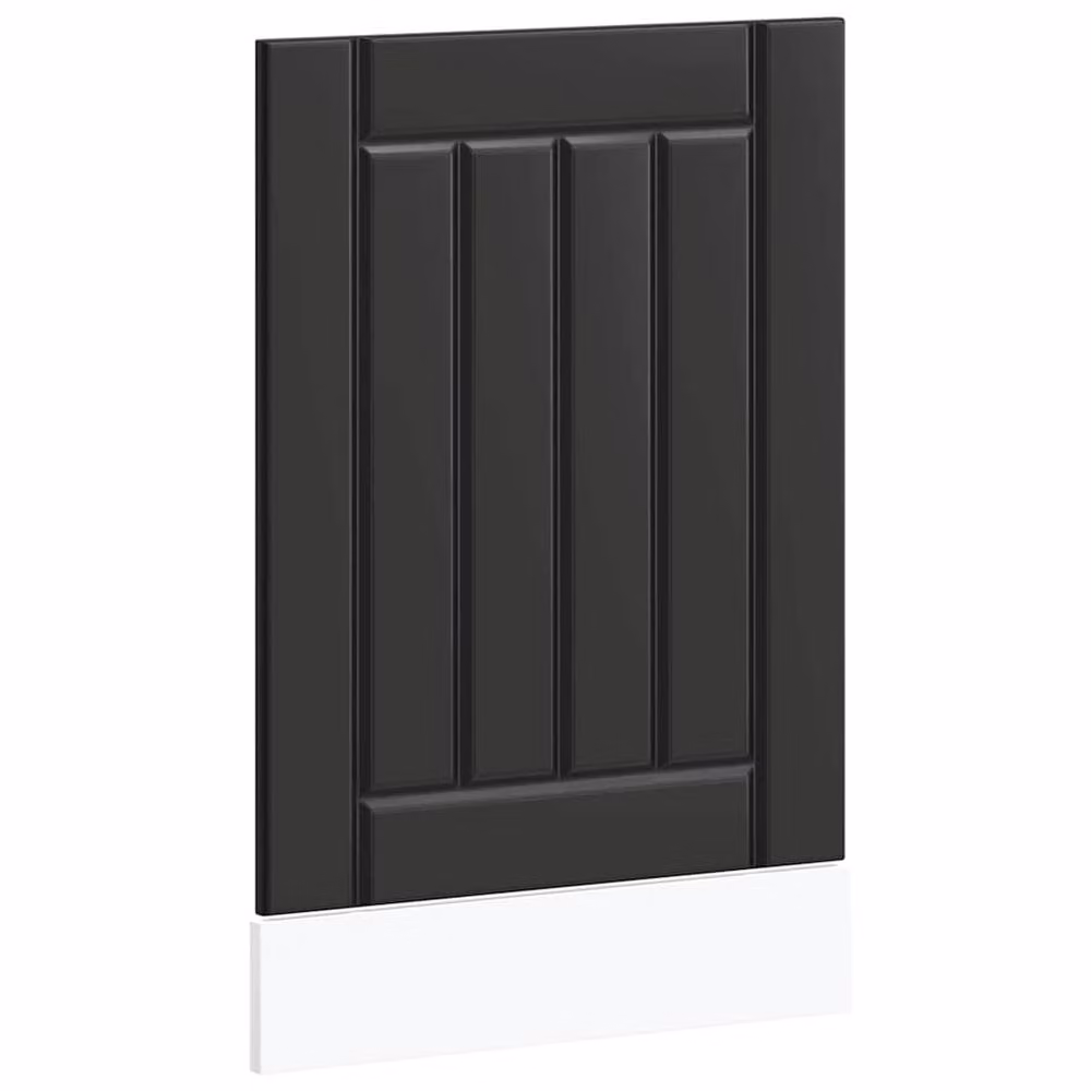 Berkfield Home Lucca Black Dishwasher Panel in Engineered Wood – 2