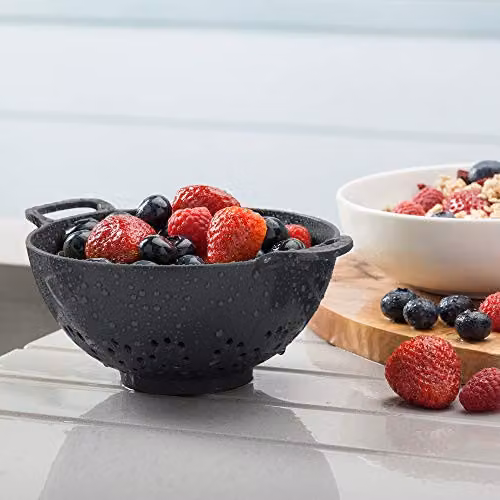 Zeal Melamine Colander in Grey, 15cm – 3
