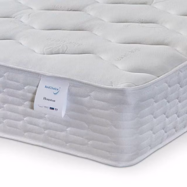 Bed Choices Houston Orthopedic Bonell Spring Mattress in White, W/D/H: 120 x 200 cm