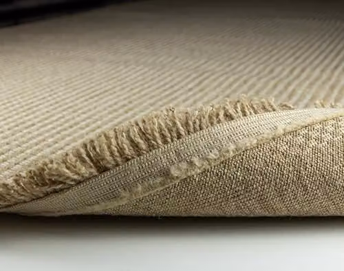 Arthouse Jute Effect Flat Weave Rectangular Rug in Beige, W: 200 cm, D: 290 cm – 3