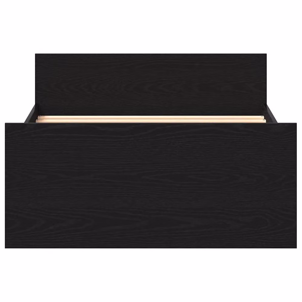 Berkfield Home Durable Bed Frame in Black, W/D/H: 90 x 200 x 50 cm – 4