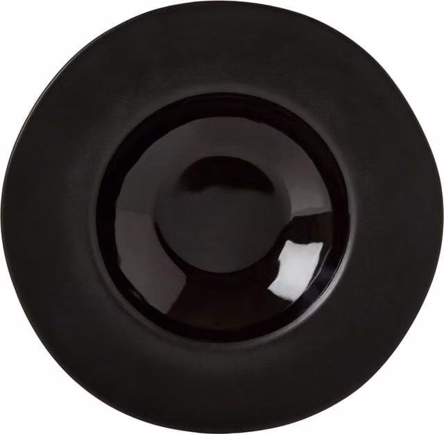 Orsina Hygge Black Stoneware Pasta Bowl