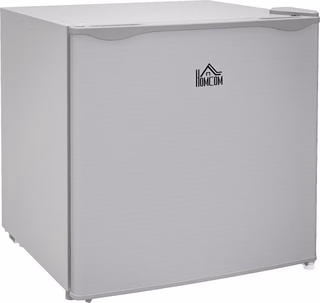 HOMCOM 35L Mini Upright Freezer with Adjustable Temperature, Grey – 1