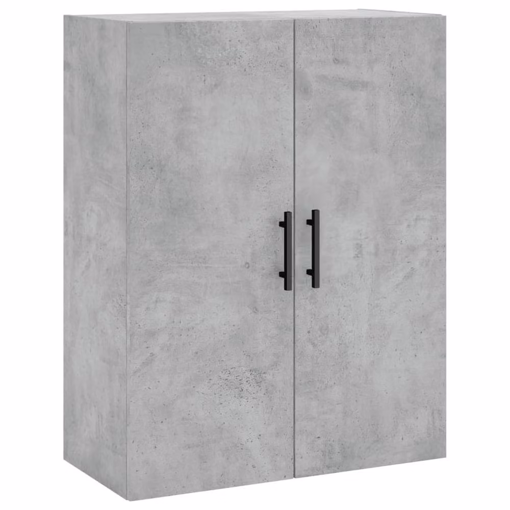 Berkfield Home Wall Mounted Cabinet in Concrete Grey, W: 69.5 cm, D: 34 cm, H: 90 cm – 2