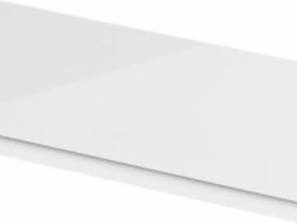 Bathroom Kingdom Flauto Waterproof PVC Bath Panel and Plinth, White, Width: 180 cm
