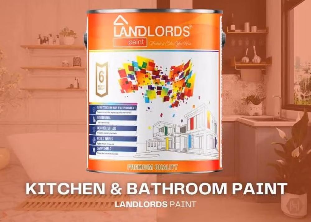 Landlords Terracotta Kitchen and Bathroom Paint, 5 l – 2