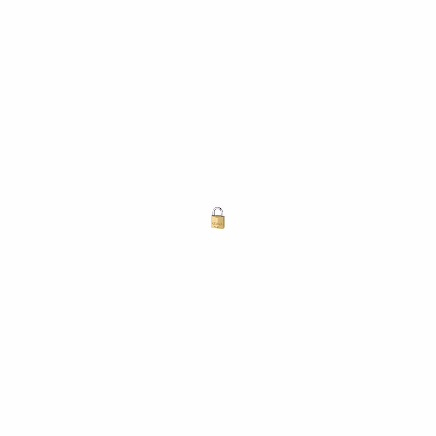 ABUS 65 Series Brass Padlock in Yellow/Gold, 25mm – 2