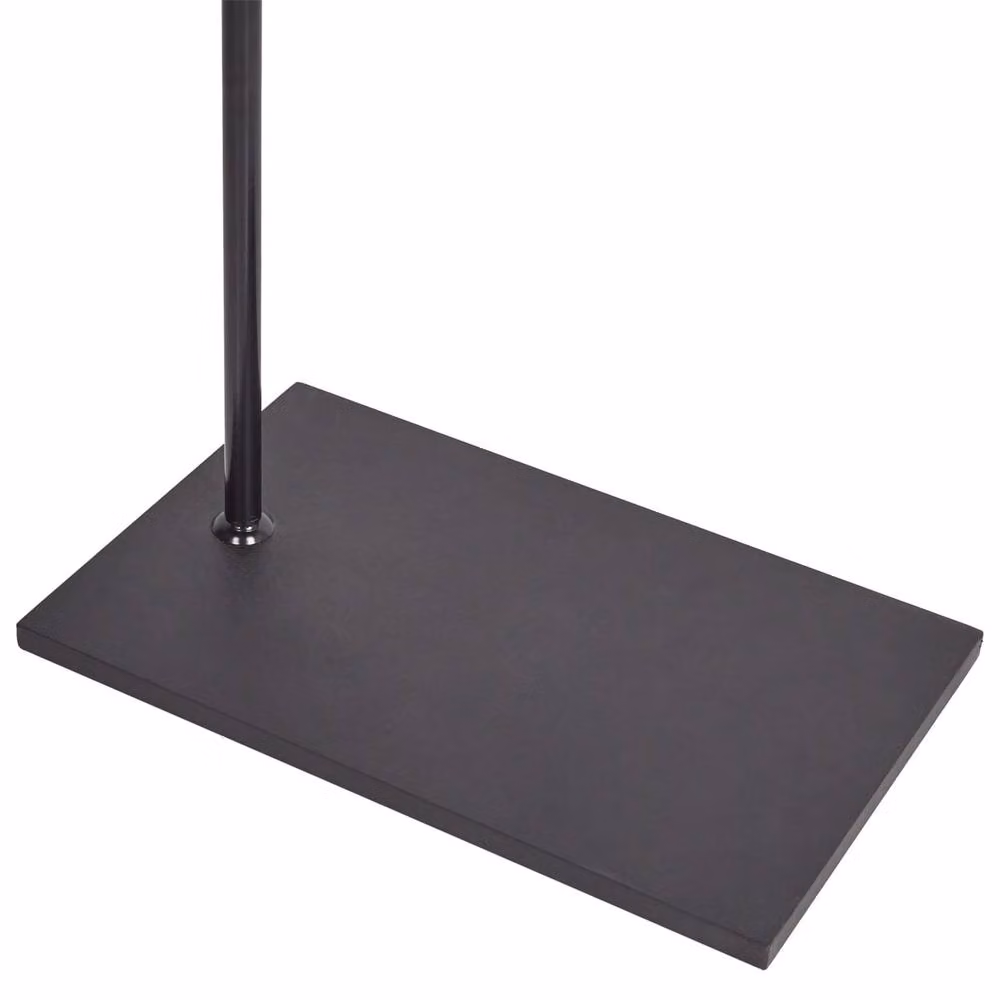 Wyld and Coco Black Metal Industrial Freestanding Coat Stand, Height: 169 cm – 3