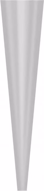 KDMD Silver Clear Single Rose Plastic Sleeves, 60cm, Pack of 3 (150 Sleeves Total)