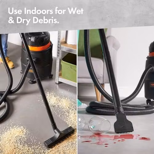 VonHaus 1400W Wet and Dry Pond Vacuum Cleaner in Black with 30L Tank – 4