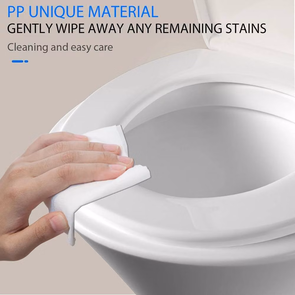FLAVORA O Type White Soft Close Quick Release Heavy Duty Oval Toilet Seat W: 52 cm, D: 52 cm – 3