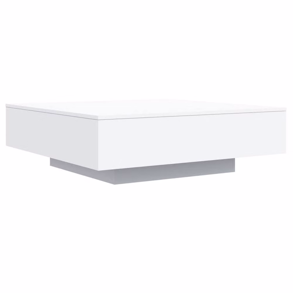 Berkfield Home Modern White Square Coffee Table, W/D/H: 100 x 100 x 31 cm – 2