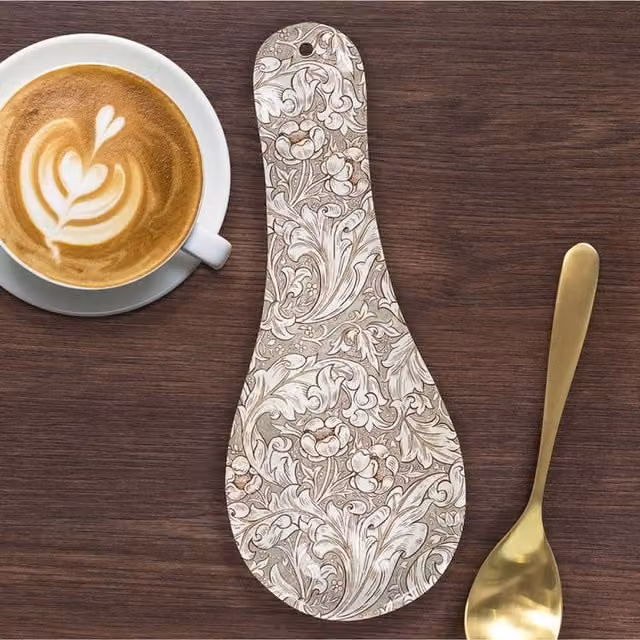 Leonardo Bachelors Button Design Spoon Rest, Multicolour, W: 24 cm, D: 9 cm, H: 4 cm – 1