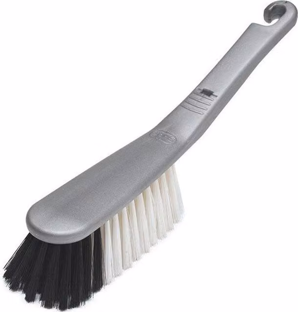 Addis Stiff Hand Brush in Silver and Multicolour