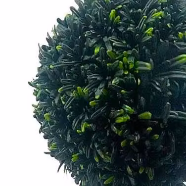 Leaf UK Green Artificial Round Boxwood Ball Tree, H 90 cm x W 30 cm x D 30 cm – 2