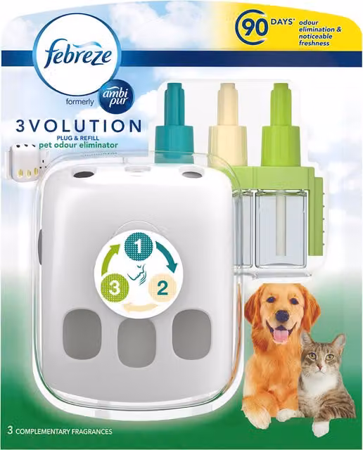 Ambi Pur 3Volution Pet Odour Eliminator, White