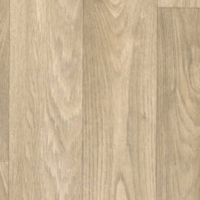 IVC Beige Wood Look Vinyl Flooring Sheet