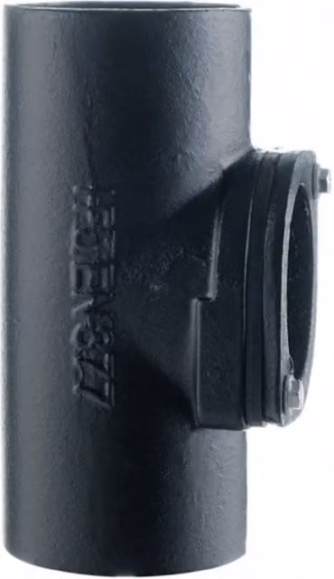 Mech 416 Black Cast Iron Soil Access Pipe 50mm