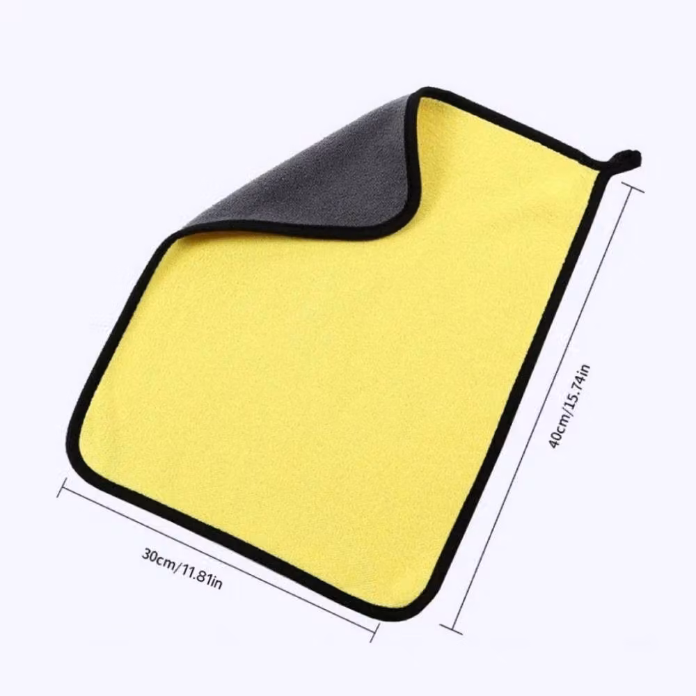 Kelvenix 12 Pack Microfiber Car Towels, Multicolour and Yellow Super Cleaning Cloths – 2