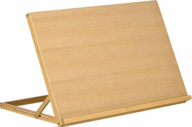 Vinsetto Desktop Table Easel Craft Workstation in Brown