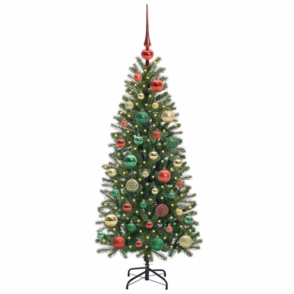 Berkfield Home Artificial Green Christmas Tree with 150 LEDs, Height: 120 cm – 3