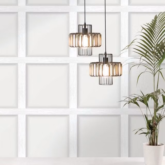 Holden Decor Modern White Geometric Wood Look Abstract Wallpaper