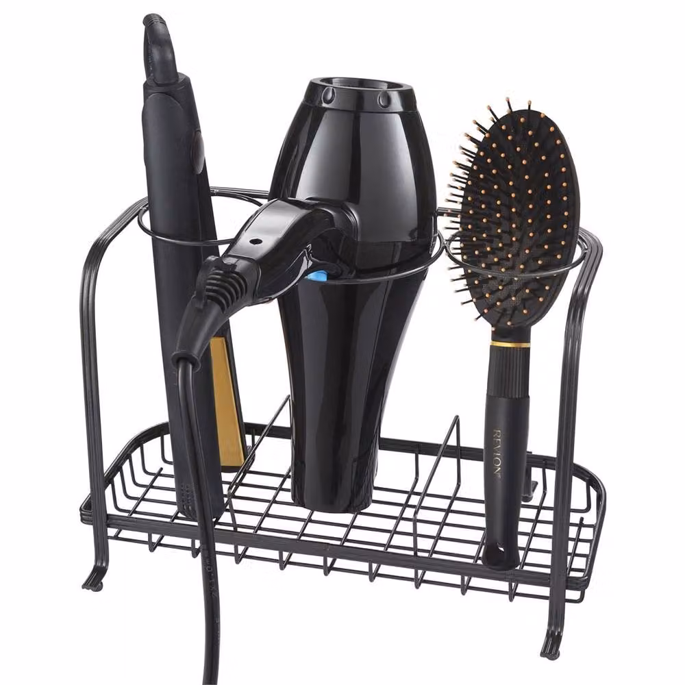 EONLION Black Metal Graphite Straighteners Holder Storage Rack – 2