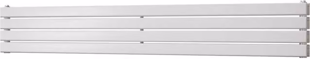 UK Radiators Typhoon Axis White Horizontal Double Panel Designer Radiator W: 180 cm, H: 27.2 cm – 1