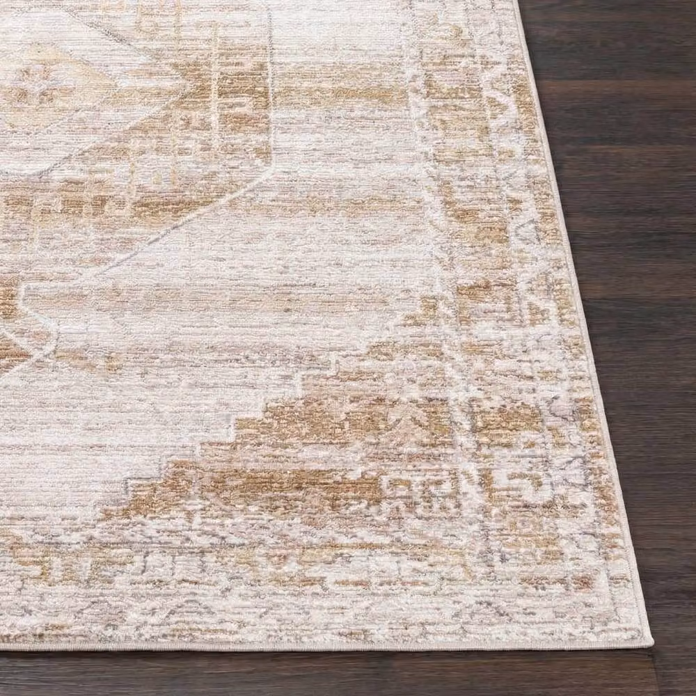 Livabliss Fifth Avenue Vintage Traditional Fringe Living Room Rug in Grey, Brown, Green and Beige, W: 200 cm, D: 275 cm – 3