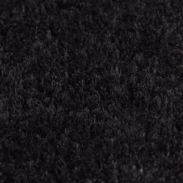Berkfield Home Black Tufted Coir Door Mat, W/D: 60 x 40 cm – 1