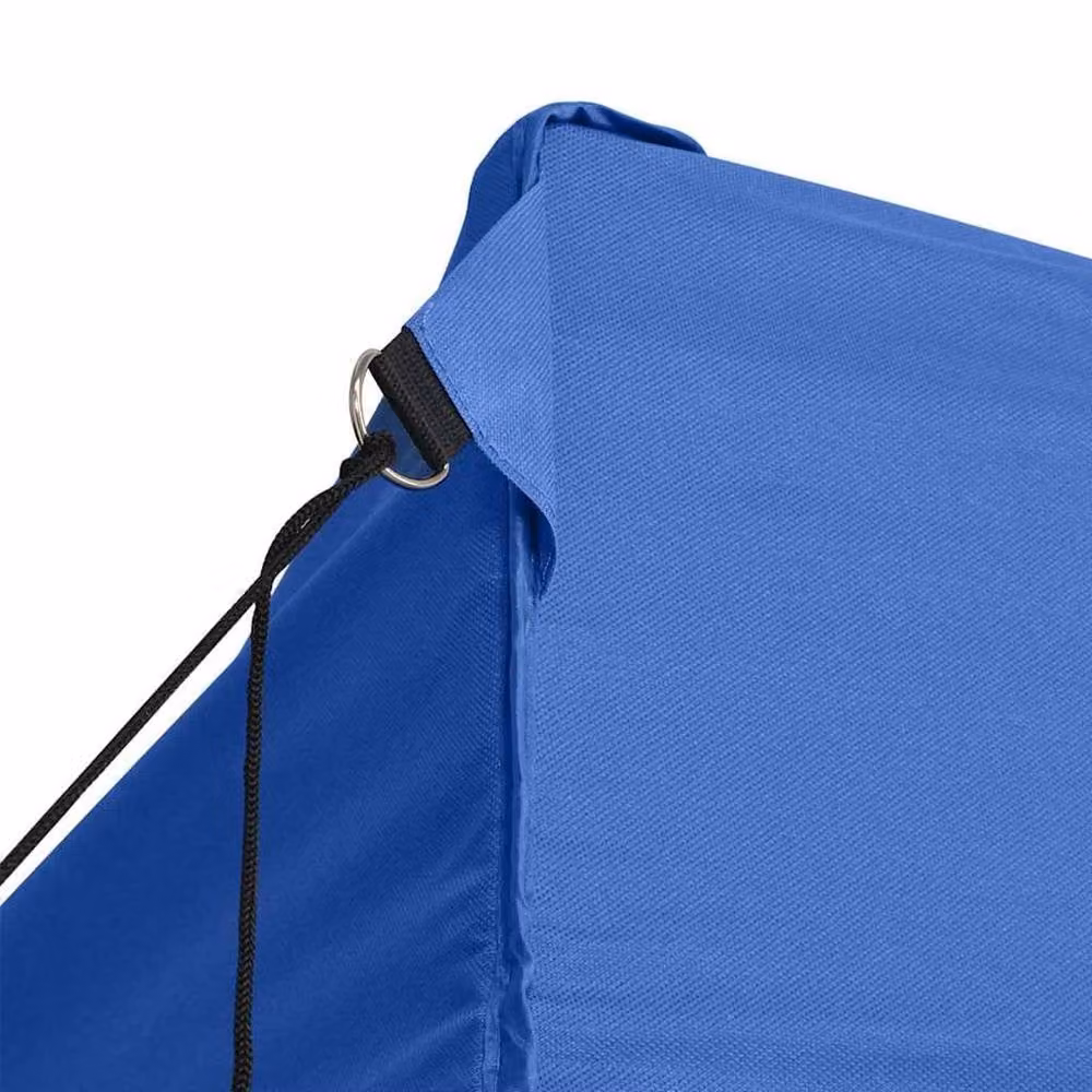 Berkfield Home Professional Folding Party Tent with 3 Sidewalls and Windows, Steel Blue, W: 4 m, D: 3 m, H: 2.8 m – 3