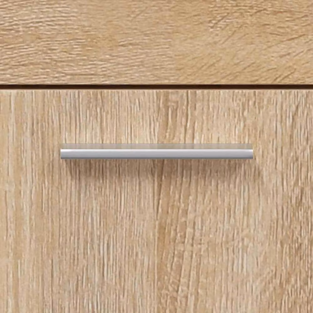 Berkfield Home Modern Wall Mounted Bathroom Cabinet with Mirror in Sonoma Oak Light Brown, W/D/H: 46.0 x 38.5 x 38.5 cm – 3