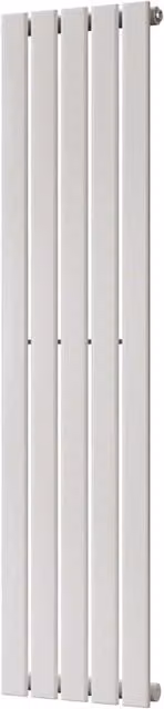 UK Radiators Typhoon White Vertical Designer Radiator, W: 34.0 cm, H: 140.0 cm
