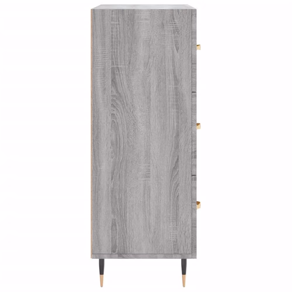 Berkfield Home Grey Sonoma Sideboard in Engineered Wood, W/D/H: 69.5 x 34 x 90 cm – 2