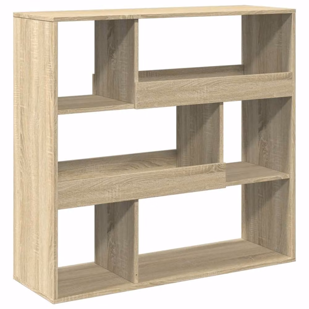 Berkfield Home Sonoma Oak Room Divider in Brown, W/D/H: 100 x 33 x 94.5 cm – 2