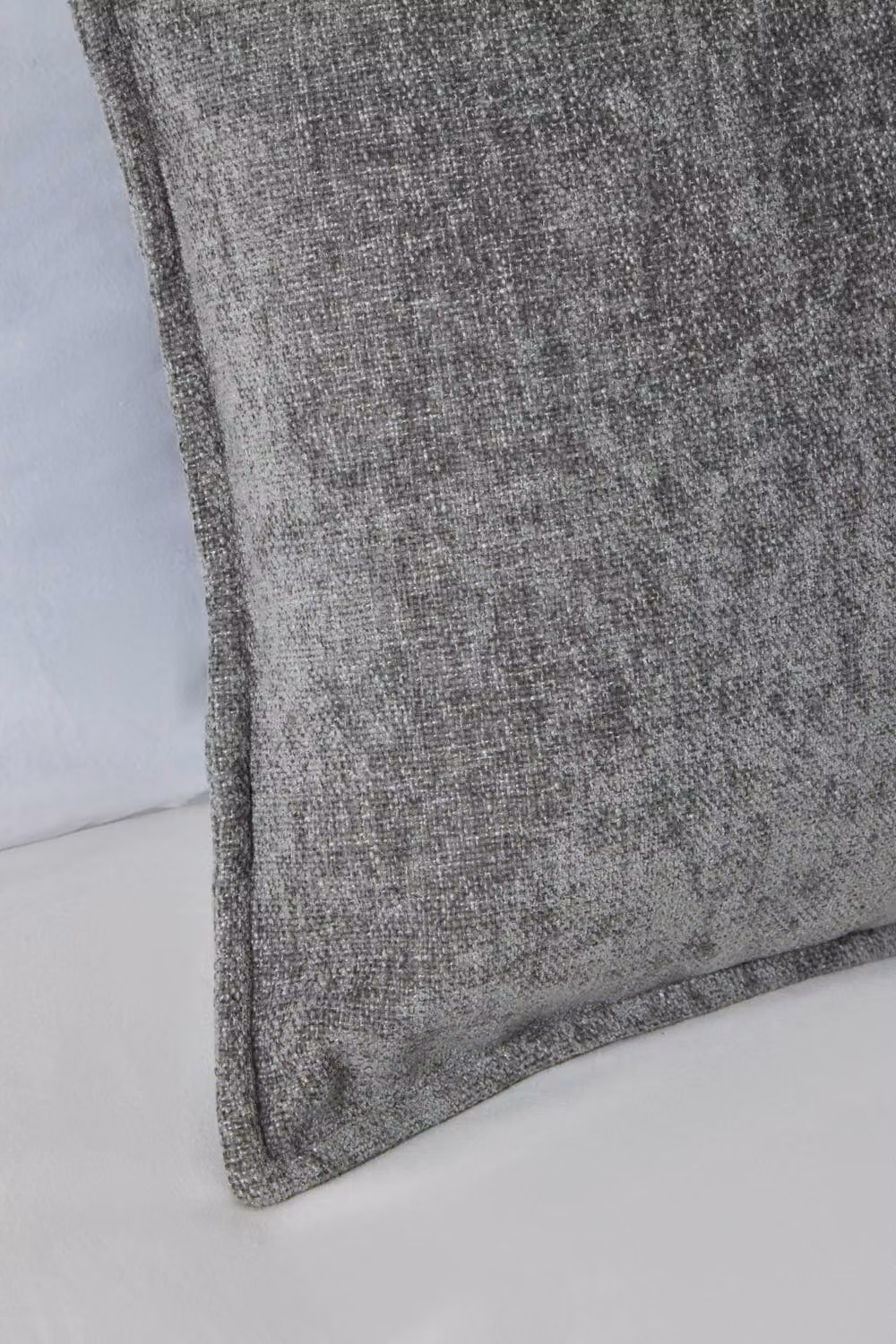 BHS Oxford Grey Chenille Square Cushion, W/D/H: 45 x 45 x 45 cm – 2