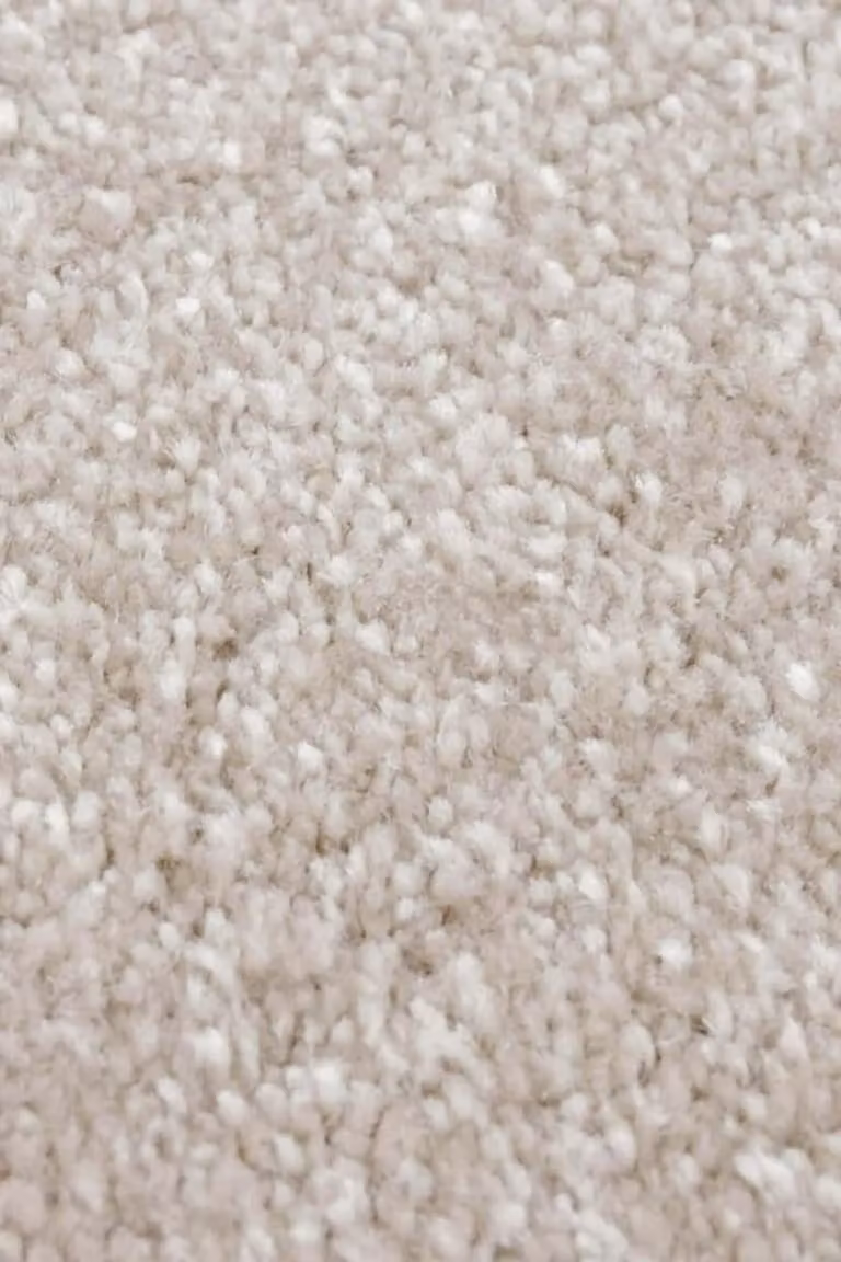 THE RUGS Relay Collection Low Pile Round Rug in Beige, Diameter: 200 cm