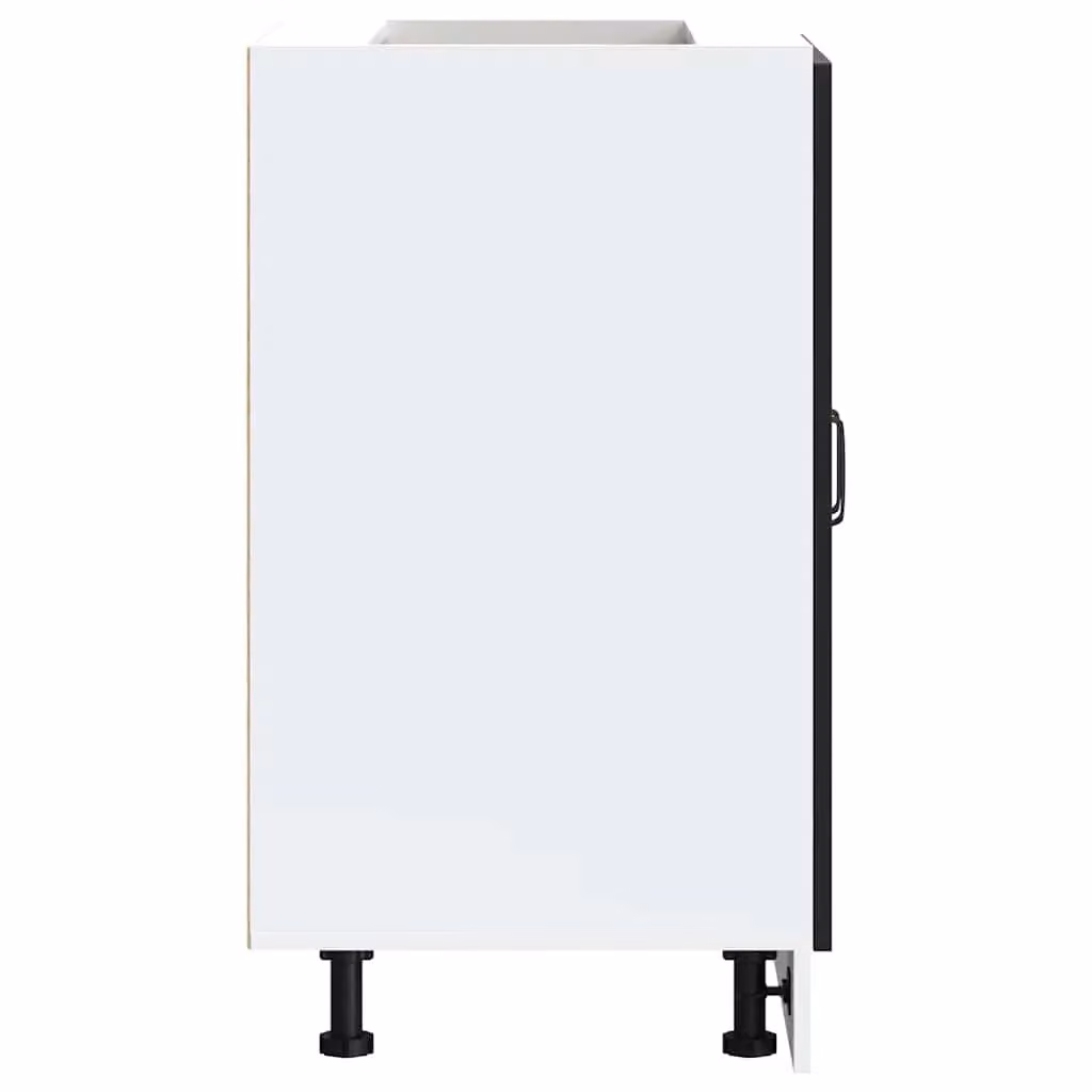 Berkfield Home Kalmar Black Matt Sink Base Cabinet W/D/H: 60 x 46 x 81.5 cm – 5
